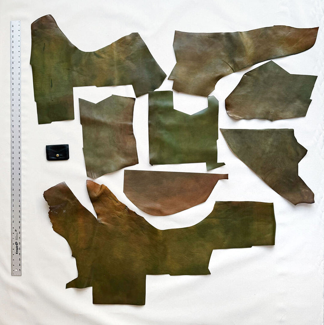 Horween Leather Scrap: Jade Green (Lot 01)