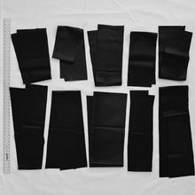 Load image into Gallery viewer, Waxed Canvas Scrap: Black (Lot 09)
