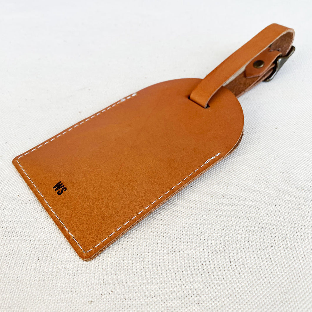 Leather Luggage Tag